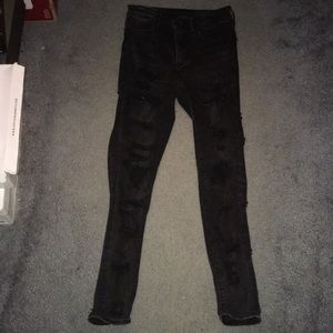 American eagle super high rise jegging